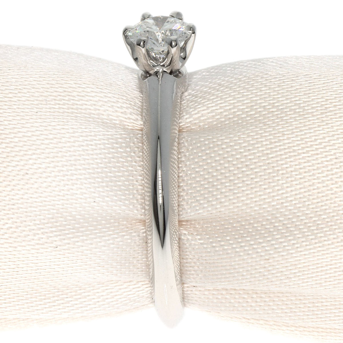 TIFFANY&Co.   Ring Solitaire Diamond Platinum PT950 Ladies