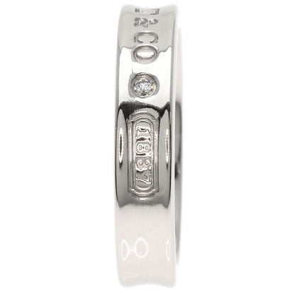 TIFFANY&Co.   Ring 1837 Narrow 2P Diamond K18 White Gold Ladies