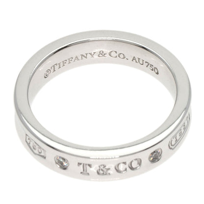 TIFFANY&Co.   Ring 1837 Narrow 2P Diamond K18 White Gold Ladies