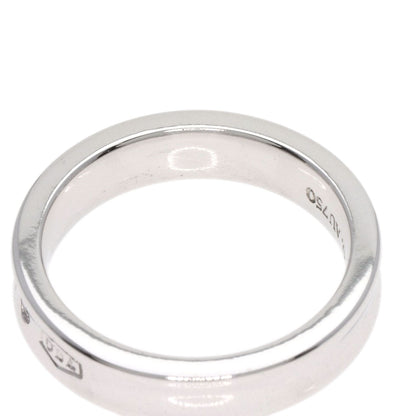 TIFFANY&Co.   Ring 1837 Narrow 2P Diamond K18 White Gold Ladies