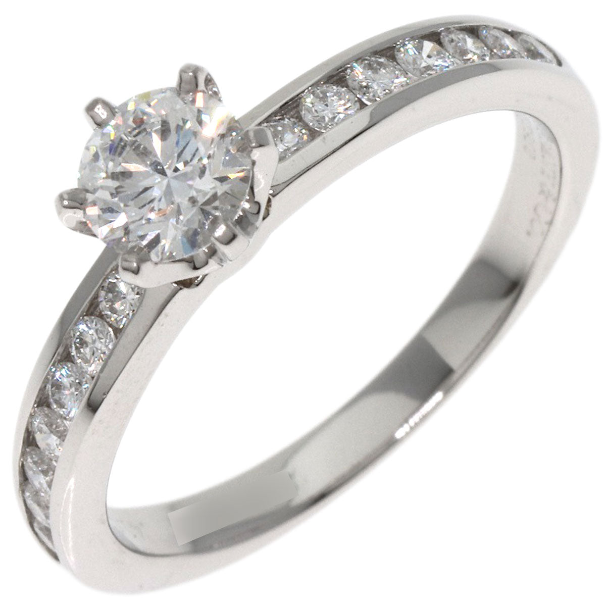 TIFFANY&Co. Channel Settings Diamond Ring Platinum PT950 Ladies [Used]