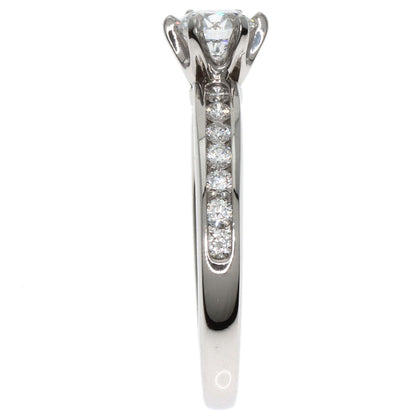 TIFFANY&Co. Channel Settings Diamond Ring Platinum PT950 Ladies [Used]