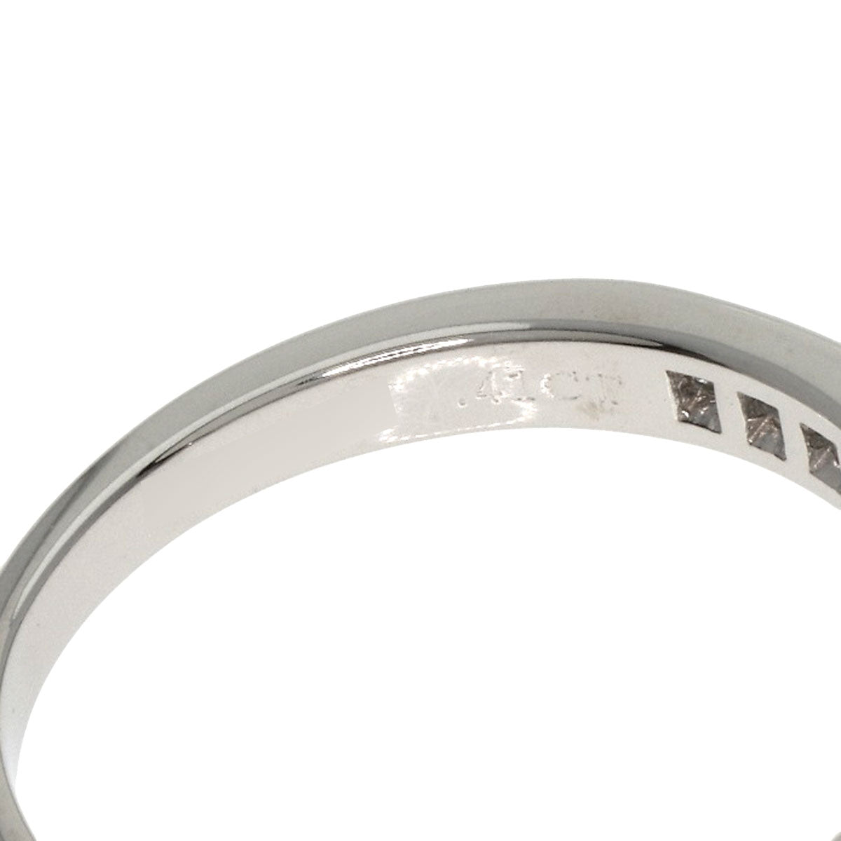 TIFFANY&Co. Channel Settings Diamond Ring Platinum PT950 Ladies [Used]