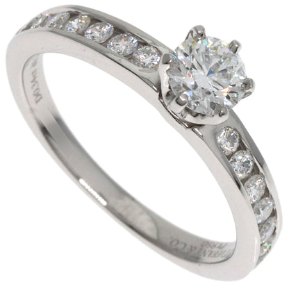 ティファニー チャネル セッテイング ダイヤモンド リング・指輪 プラチナPT950 レディース 【中古】【TIFFANY&Co.】