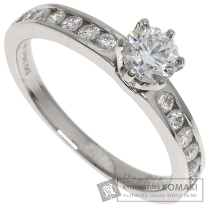 ティファニー チャネル セッテイング ダイヤモンド リング・指輪 プラチナPT950 レディース 【中古】【TIFFANY&Co.】