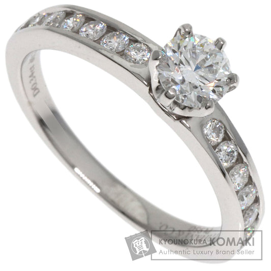ティファニー チャネル セッテイング ダイヤモンド リング・指輪 プラチナPT950 レディース 【中古】【TIFFANY&Co.】