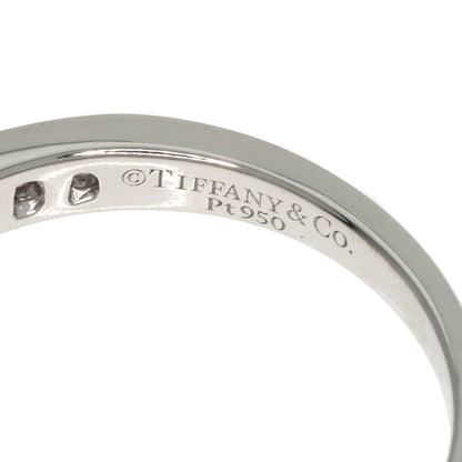 ティファニー チャネル セッテイング ダイヤモンド リング・指輪 プラチナPT950 レディース 【中古】【TIFFANY&Co.】