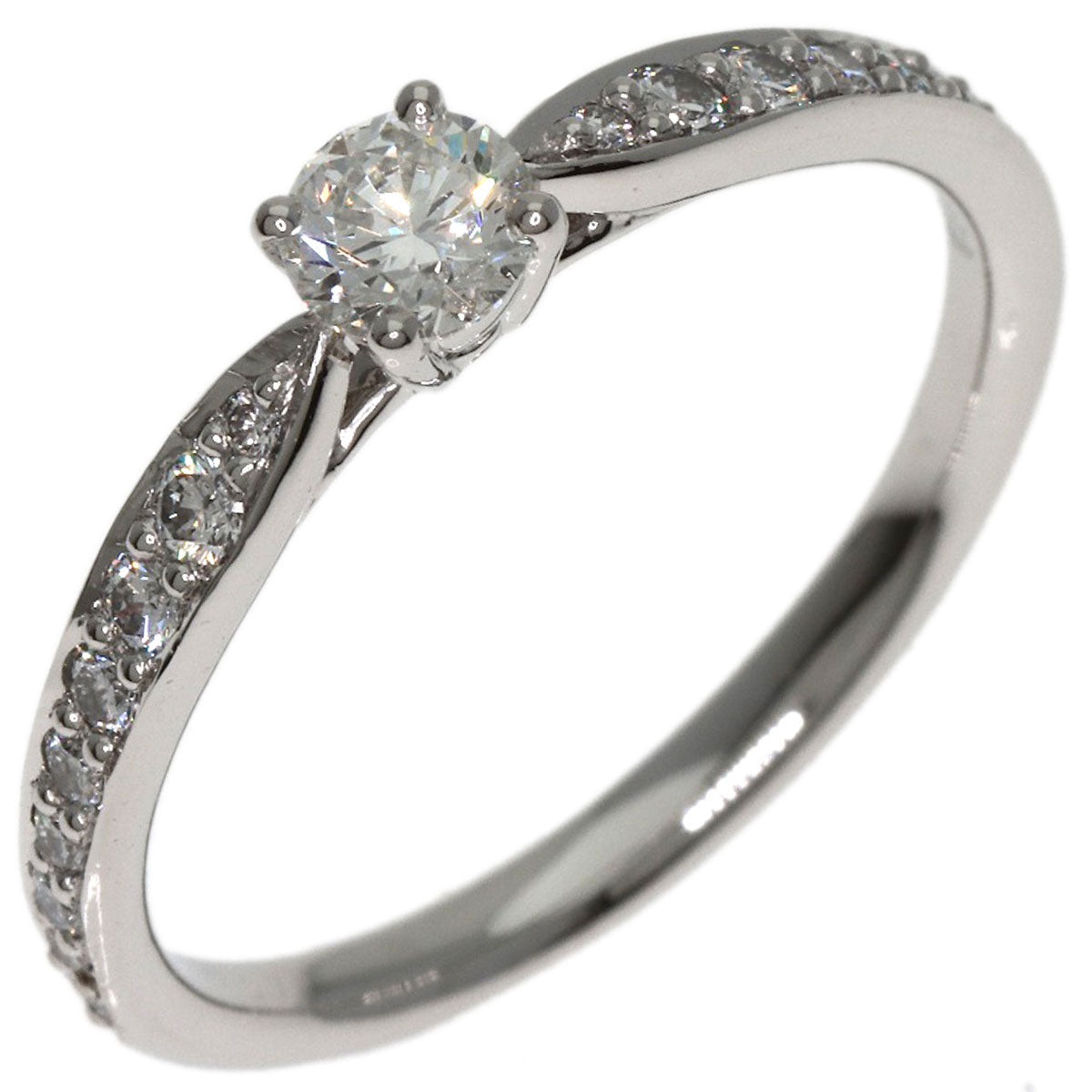 TIFFANY&Co. Harmony 1P Diamond Ring Platinum PT950 Ladies [Used]