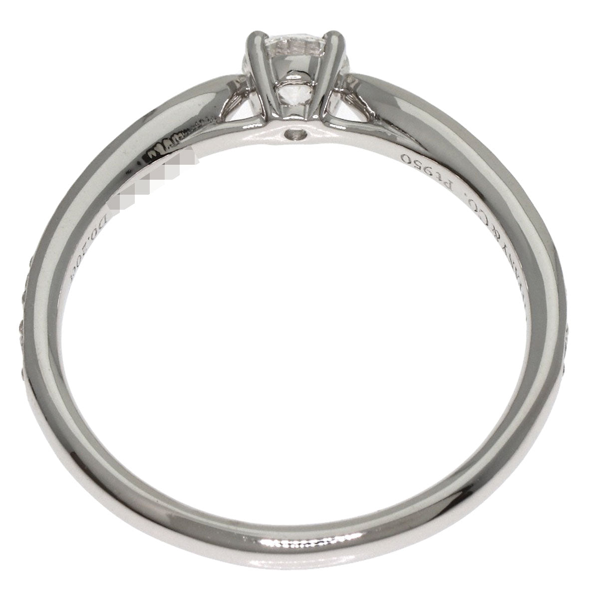 TIFFANY&Co. Harmony 1P Diamond Ring Platinum PT950 Ladies [Used]