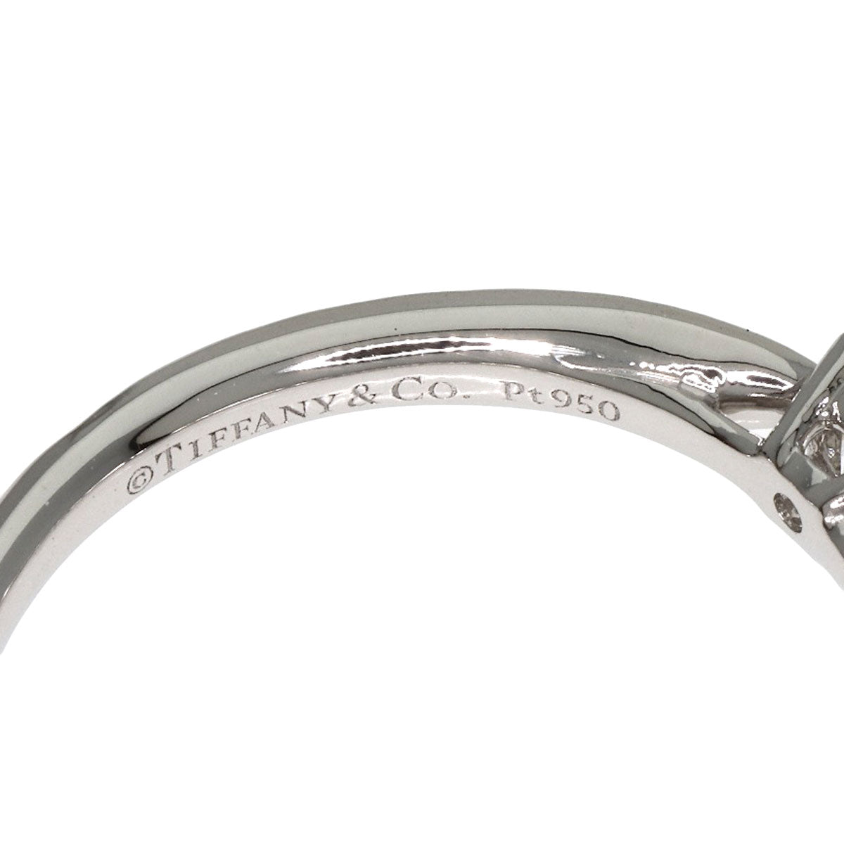 TIFFANY&Co. Harmony 1P Diamond Ring Platinum PT950 Ladies [Used]