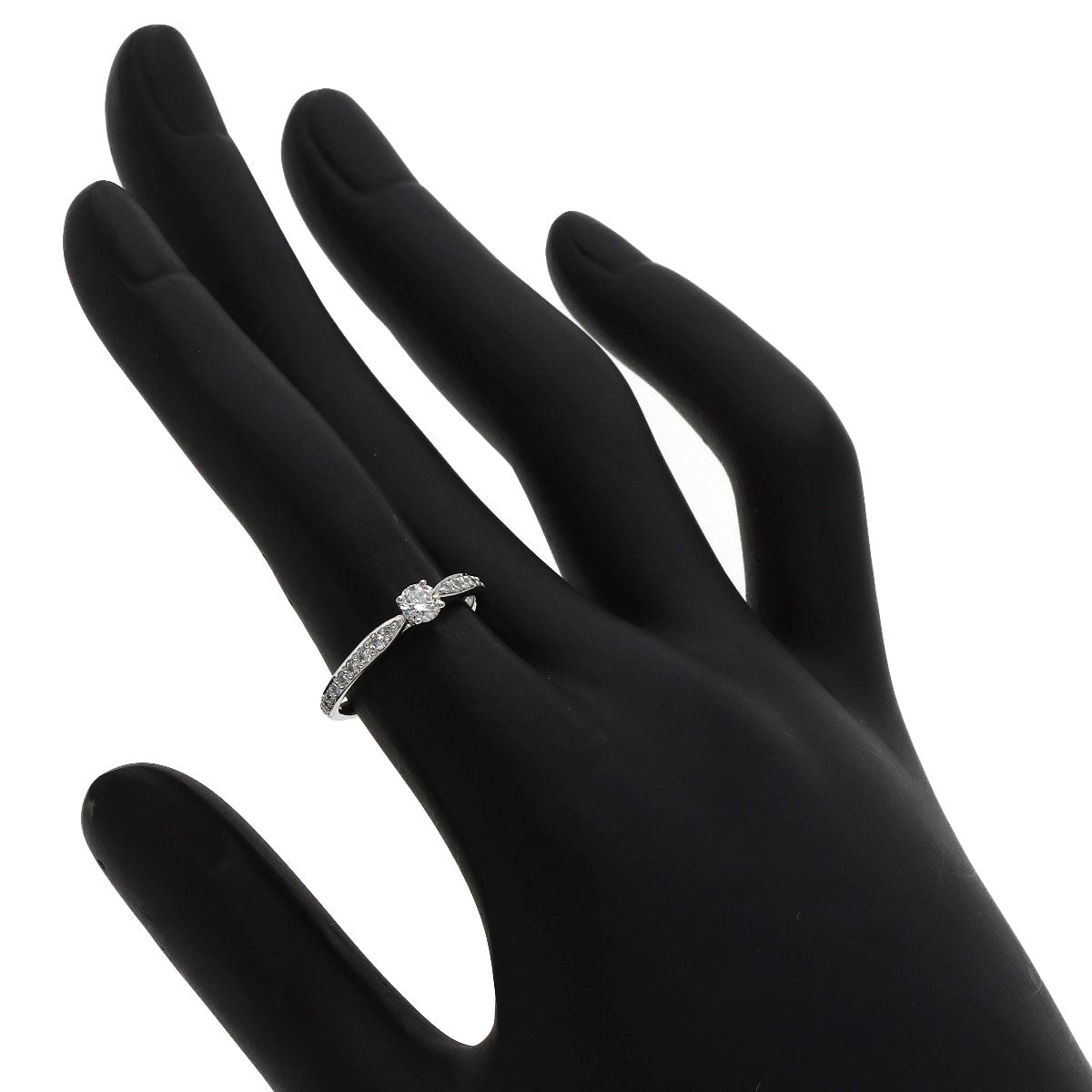 TIFFANY&Co. Harmony 1P Diamond Ring Platinum PT950 Ladies [Used]