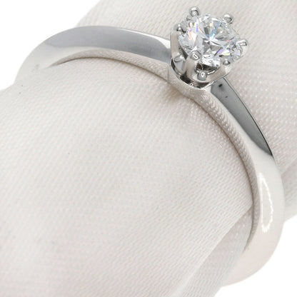 TIFFANY&Co. Solitaire Diamond Ring Platinum PT950 Ladies [Used]