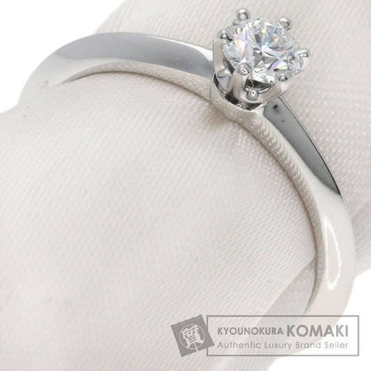TIFFANY&Co. Solitaire Diamond Ring Platinum PT950 Ladies [Used]