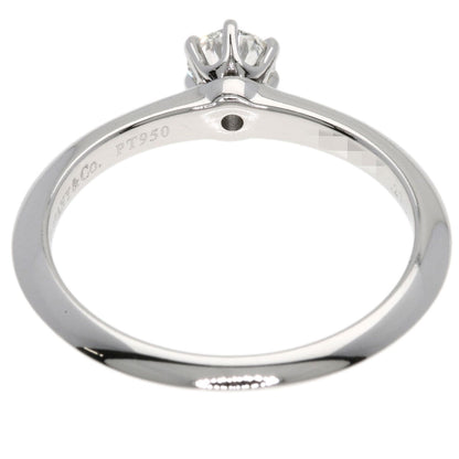 TIFFANY&Co. Solitaire Diamond Ring Platinum PT950 Ladies [Used]