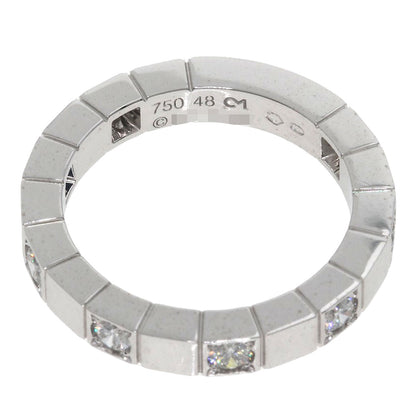 CARTIER   Raniere Half Diamond #48 Ring  K18 White Gold Ladies [Used]