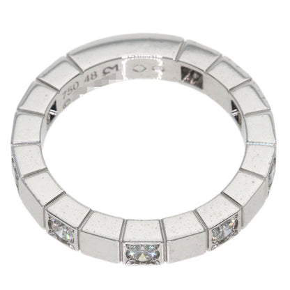 CARTIER   Raniere Half Diamond #48 Ring  K18 White Gold Ladies [Used]