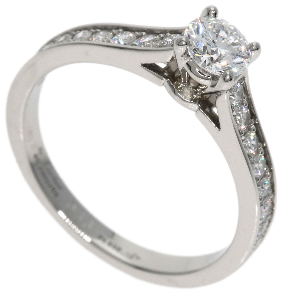 CARTIER Solitaire Diamond # 49 Ring Platinum PT950 Ladies [Used]