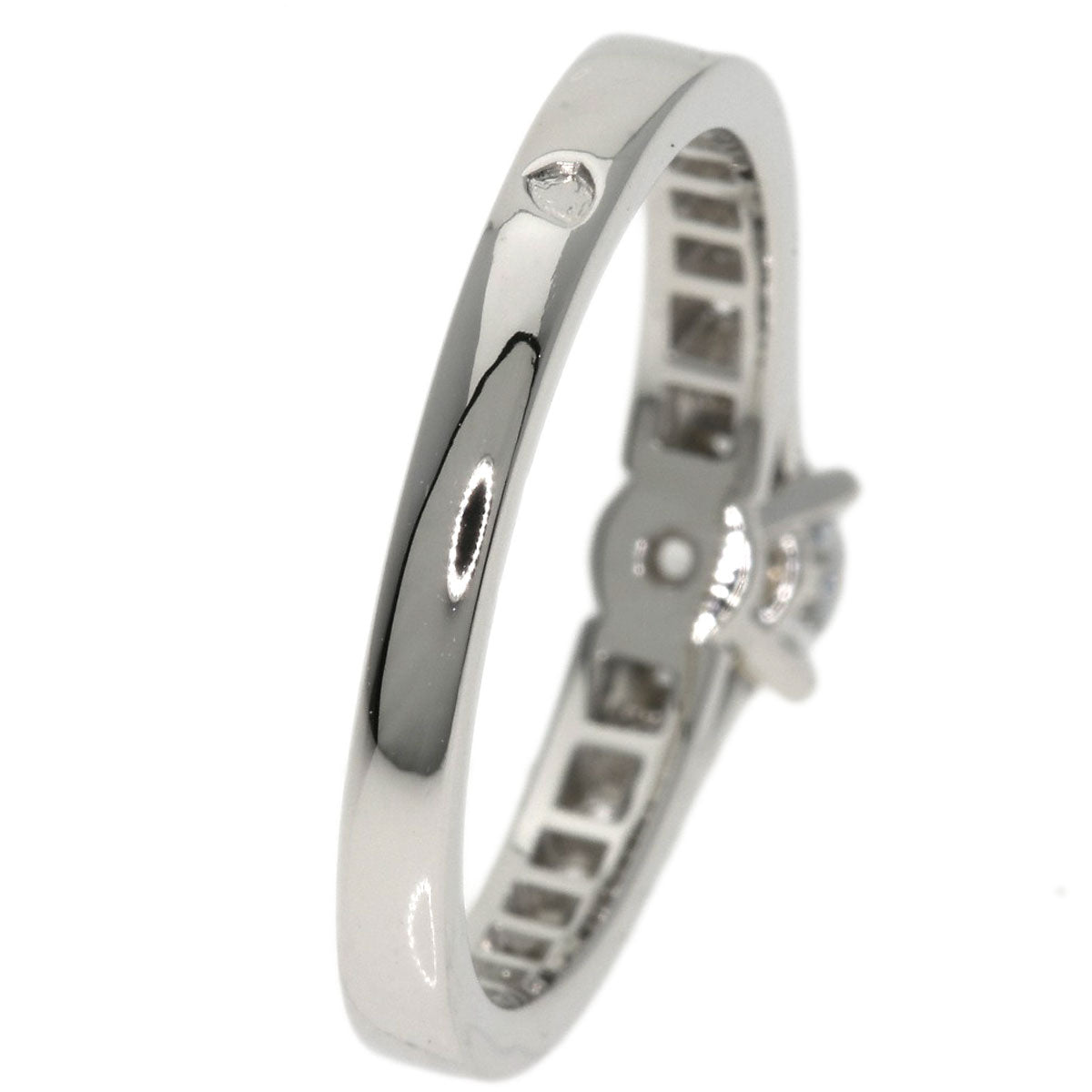 CARTIER Solitaire Diamond # 49 Ring Platinum PT950 Ladies [Used]