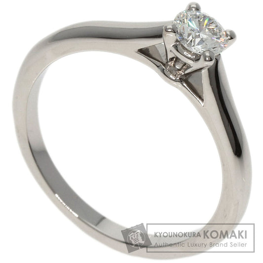 CARTIER Solitaire Diamond # 48 Ring Platinum PT950 Ladies [Used]