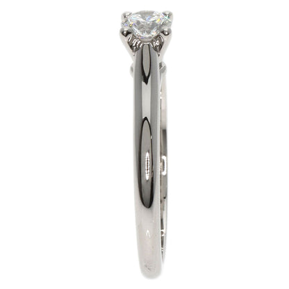 CARTIER Solitaire Diamond # 48 Ring Platinum PT950 Ladies [Used]