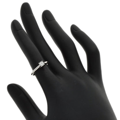 CARTIER Solitaire Diamond # 48 Ring Platinum PT950 Ladies [Used]