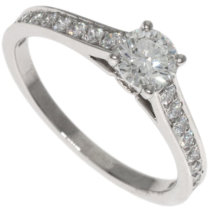 CARTIER Solitaire Diamond # 46 Ring Platinum PT950 Ladies [Used]