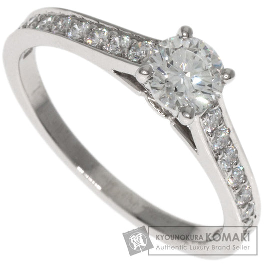 CARTIER Solitaire Diamond # 46 Ring Platinum PT950 Ladies [Used]