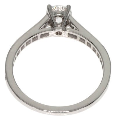 CARTIER   Ring Solitaire Diamond # 46 Platinum PT950 Ladies