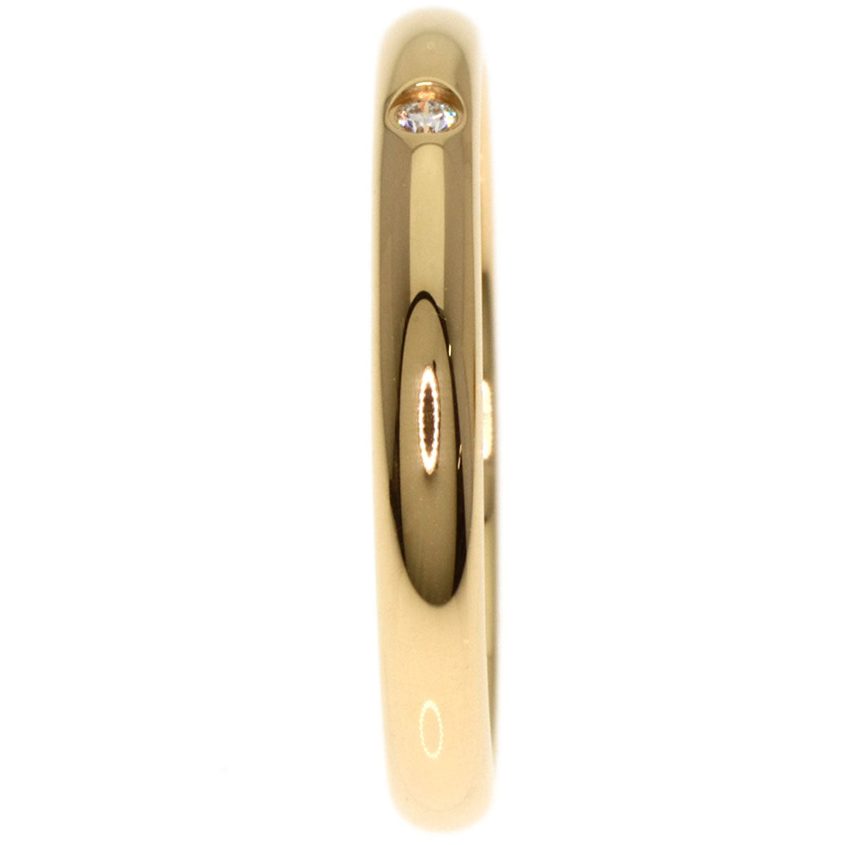 CARTIER   Wedding 1P Diamond #52 Ring  K18 Yellow Gold Ladies  [’†ŒÃ]