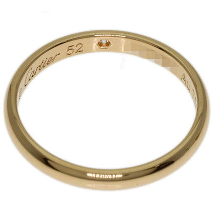 CARTIER   Wedding 1P Diamond #52 Ring  K18 Yellow Gold Ladies  [’†ŒÃ]
