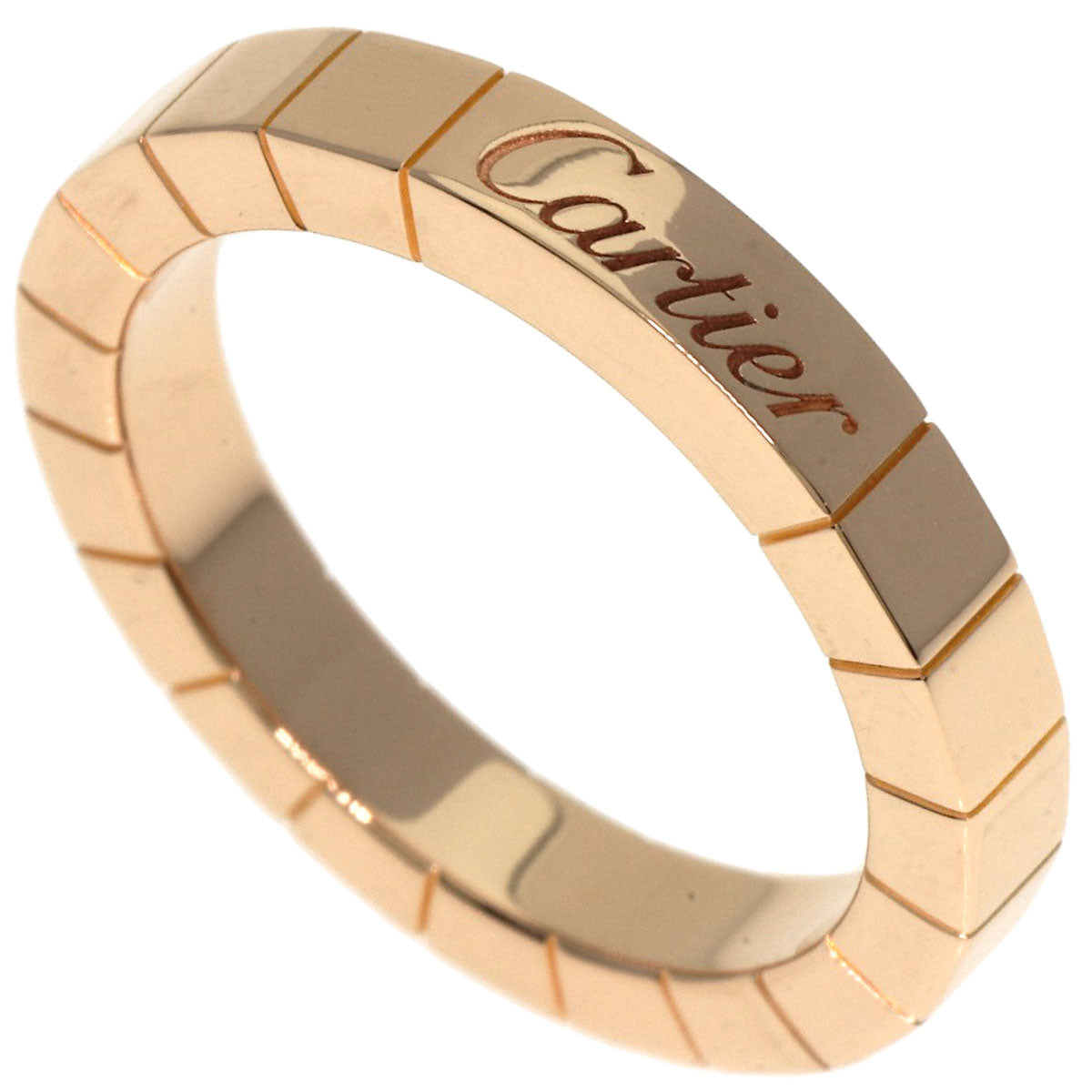 CARTIER Laniere # 49 Ring K18 Pink Gold Ladies [Used]