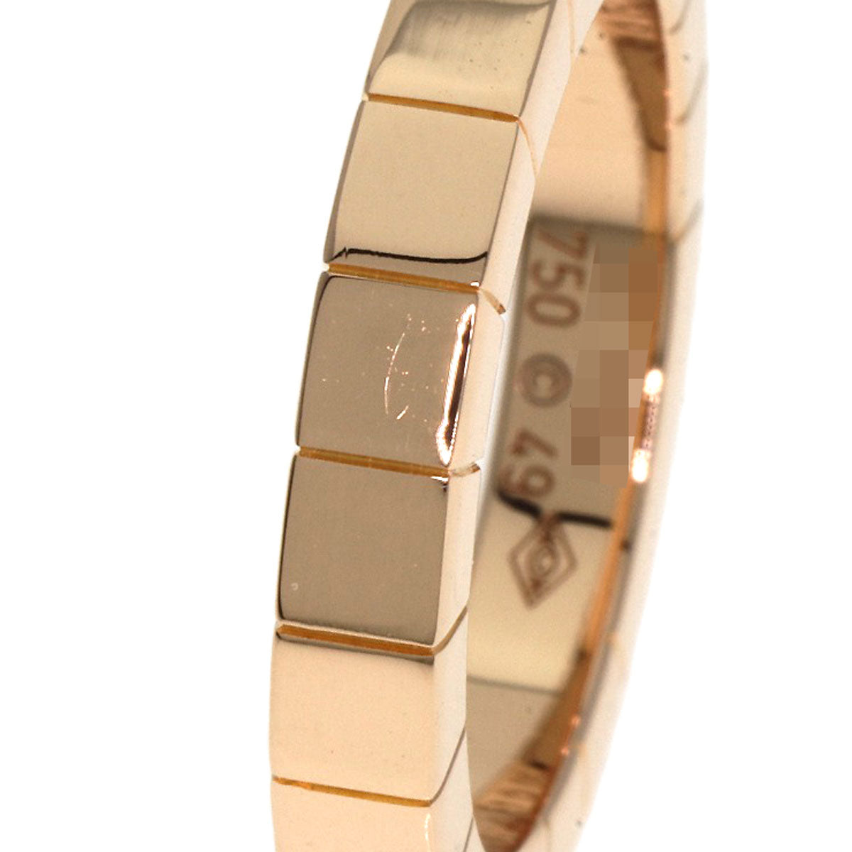 CARTIER Laniere # 49 Ring K18 Pink Gold Ladies [Used]