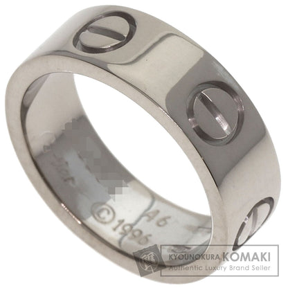 CARTIER love ring #46 Ring K18 White Gold Ladies [Used]