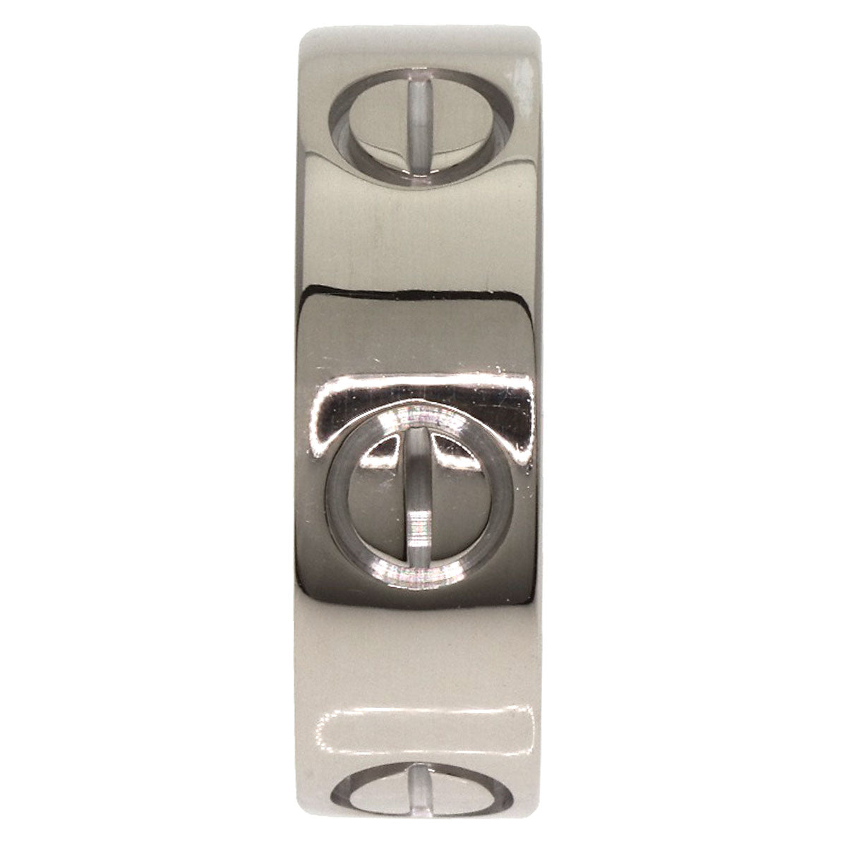CARTIER love ring #46 Ring K18 White Gold Ladies [Used]