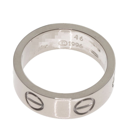 CARTIER love ring #46 Ring K18 White Gold Ladies [Used]
