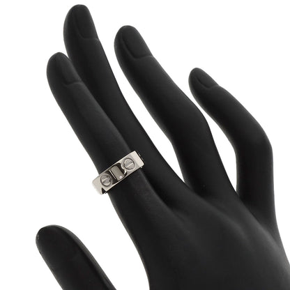 CARTIER love ring #46 Ring K18 White Gold Ladies [Used]