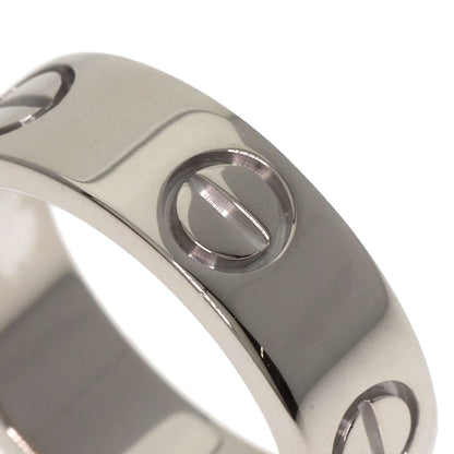 CARTIER love ring #46 Ring K18 White Gold Ladies [Used]