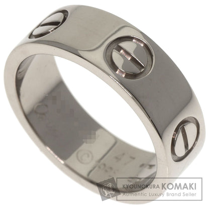 CARTIER love ring #47 Ring K18 White Gold Ladies [Used]