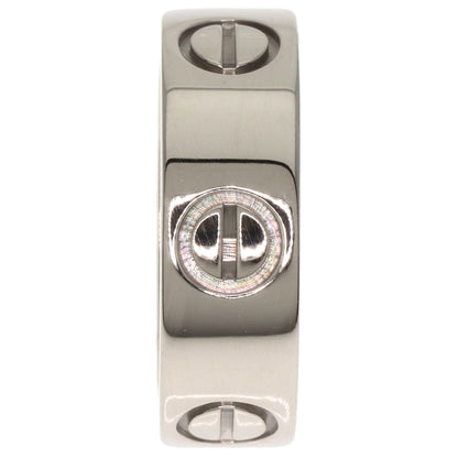 CARTIER love ring #47 Ring K18 White Gold Ladies [Used]