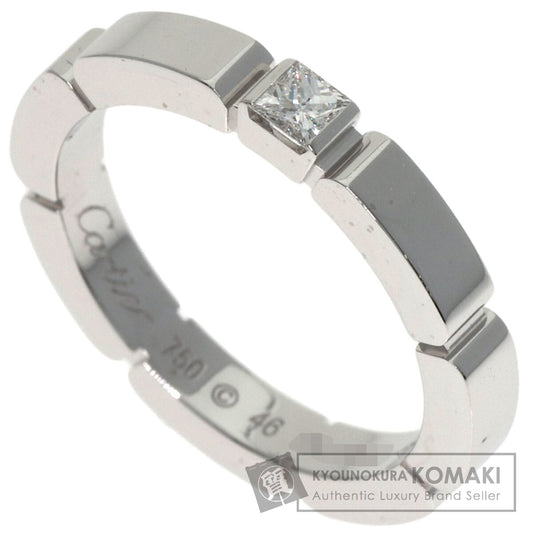 CARTIER Maillon PANTHERE 1P Diamond #46 Ring K18 White Gold Ladies [Used]