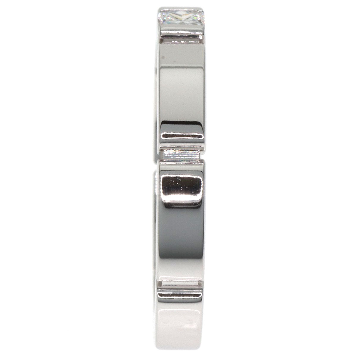 CARTIER Maillon PANTHERE 1P Diamond #46 Ring K18 White Gold Ladies [Used]