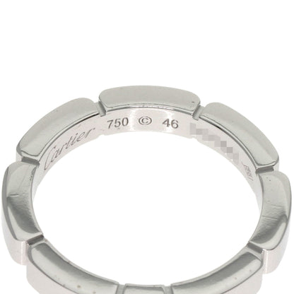CARTIER Maillon PANTHERE 1P Diamond #46 Ring K18 White Gold Ladies [Used]