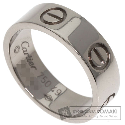 CARTIER love ring #49 Ring K18 White Gold Ladies [Used]