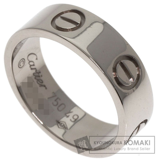 CARTIER love ring #49 Ring K18 White Gold Ladies [Used]