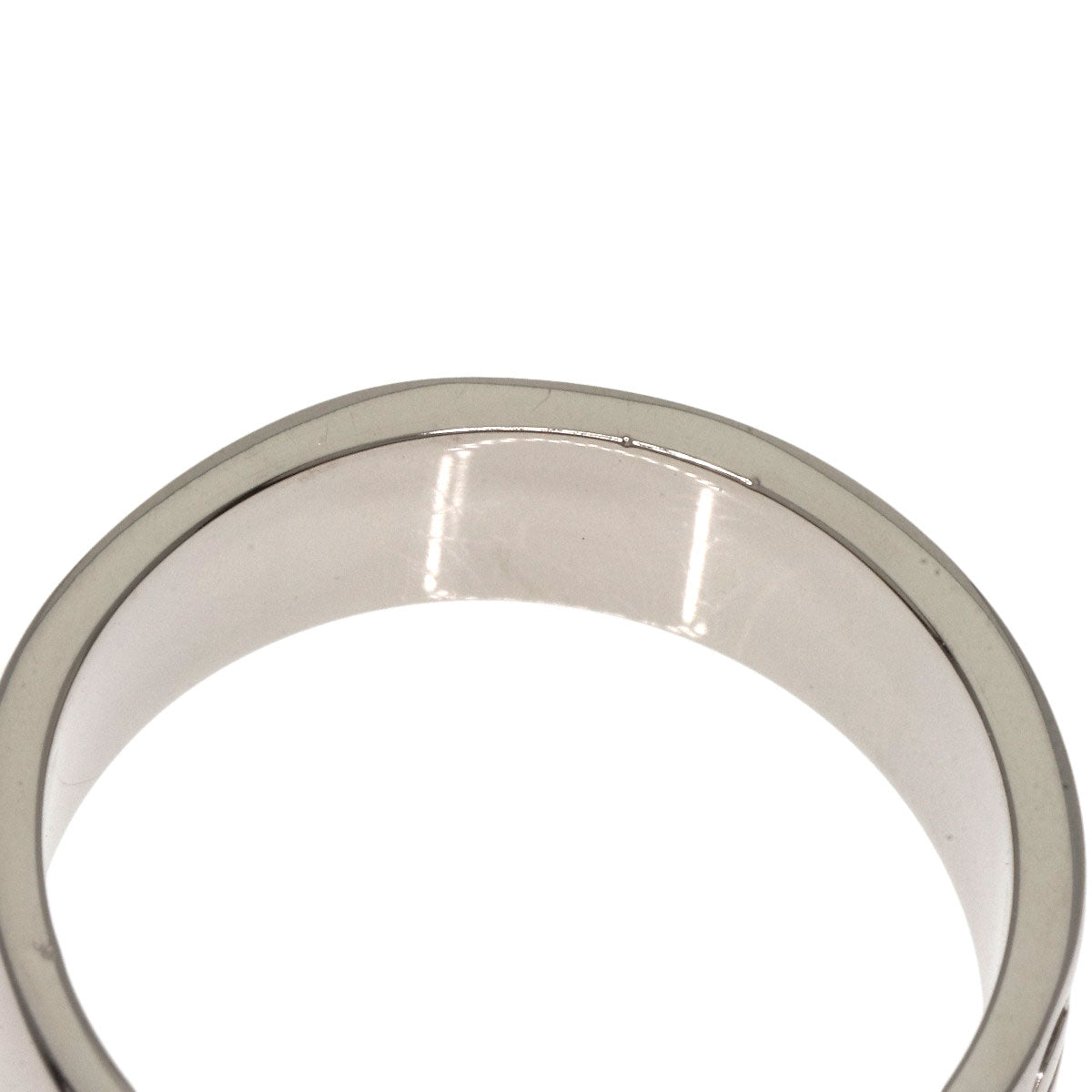 CARTIER love ring #49 Ring K18 White Gold Ladies [Used]