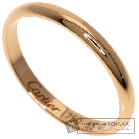 CARTIER 1895 Wedding #55 Ring K18 Pink Gold Ladies [Used]