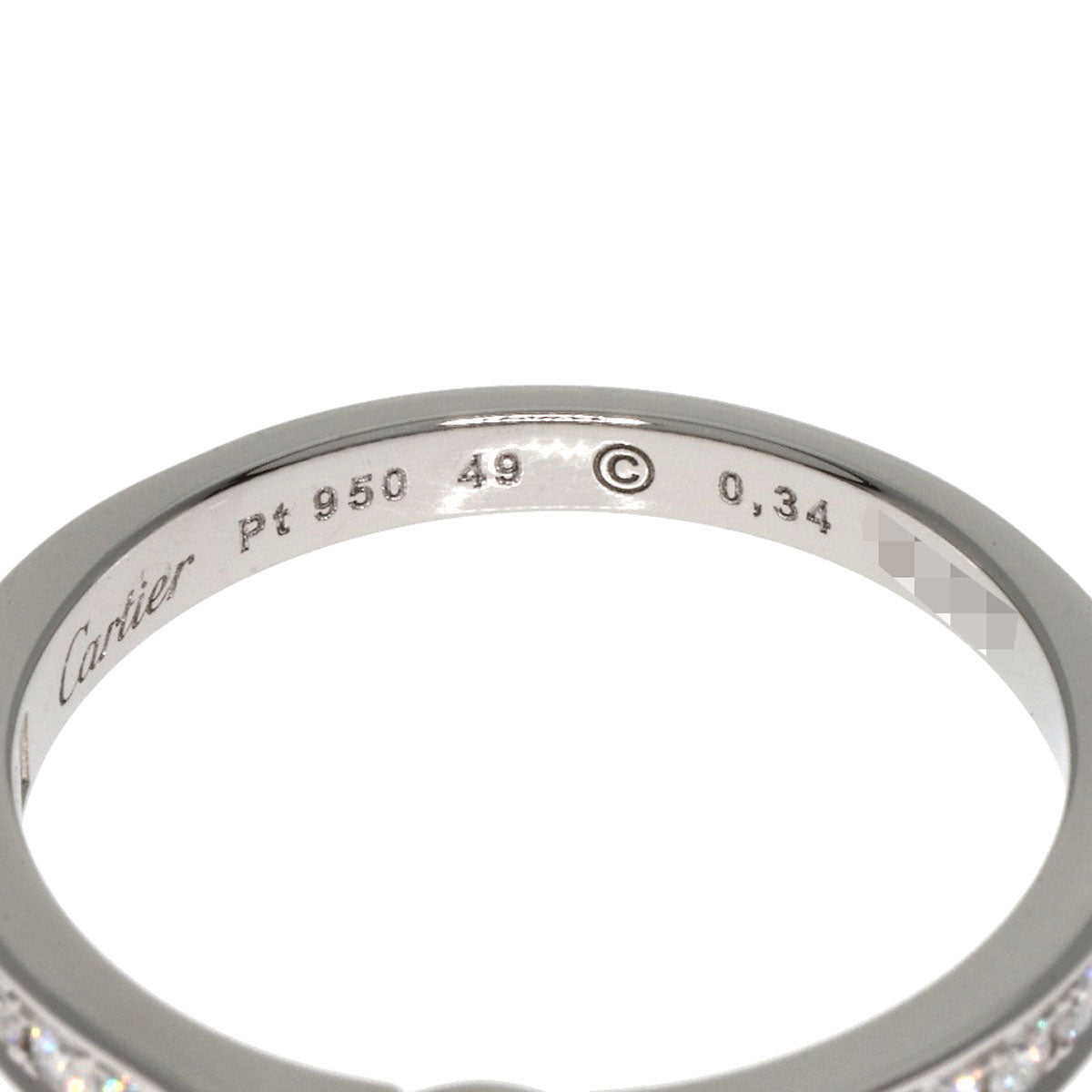 CARTIER   Ring Solitaire #49 Platinum PT950 Ladies