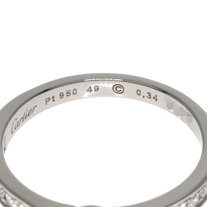 CARTIER Solitaire #49 Ring Platinum PT950 Ladies [Used]