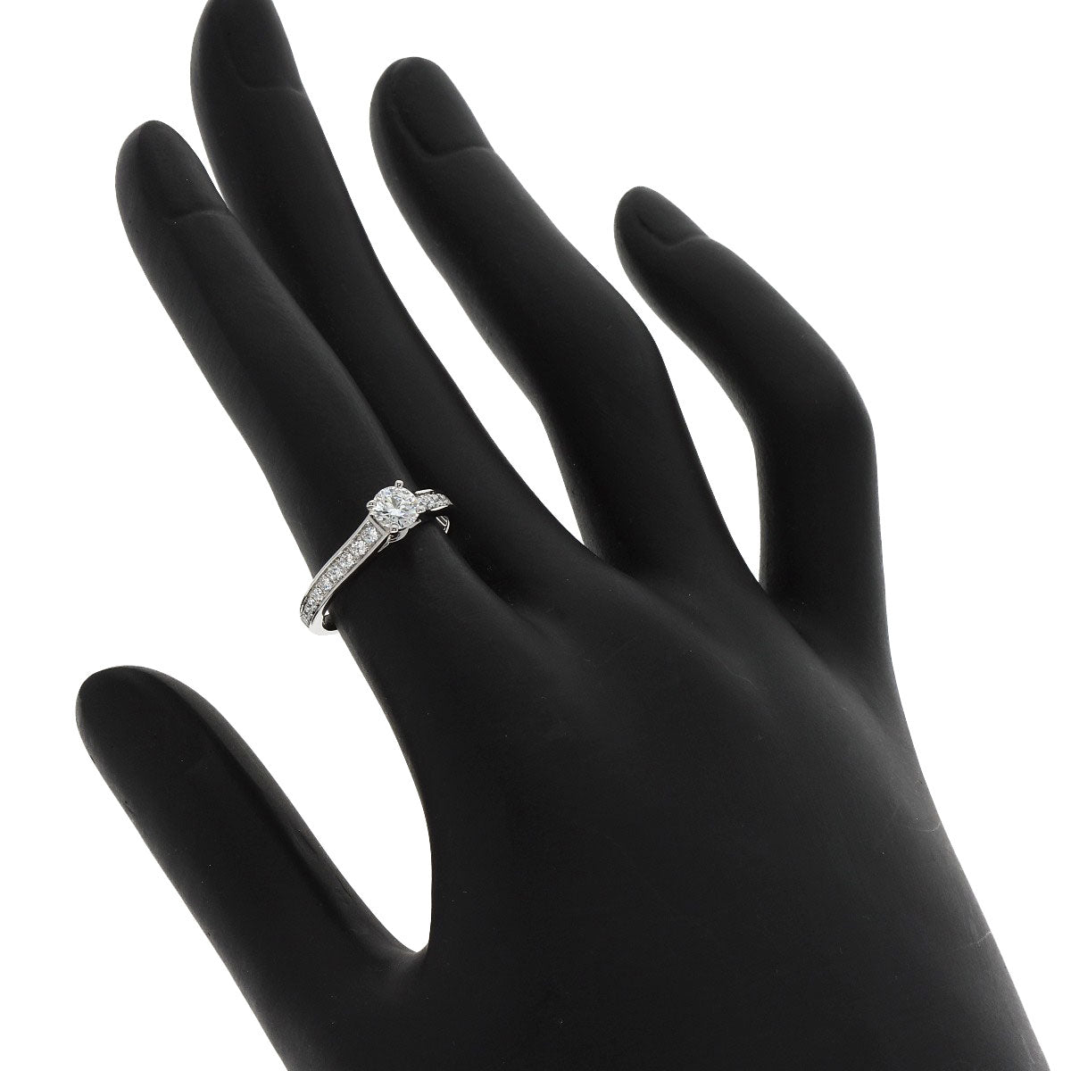 CARTIER   Ring Solitaire #49 Platinum PT950 Ladies