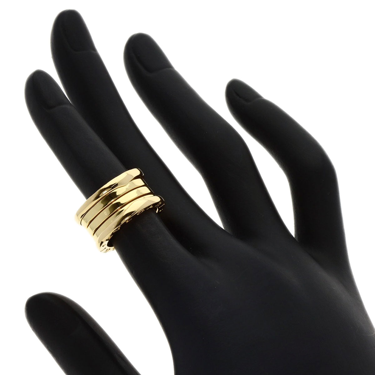 BVLGARI   Ring B.zero1 3 Band #47 K18 Yellow Gold Ladies